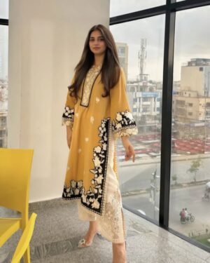 Z001 Zainab Embroidered Long Kurta