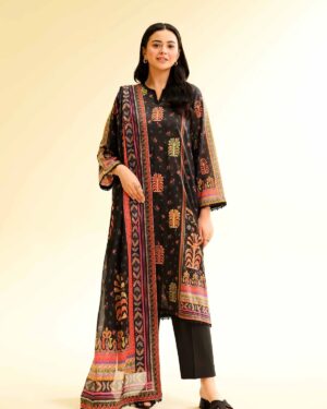 NL06
NISHAT 3 Piece - Digital Printed Embroidered Suit