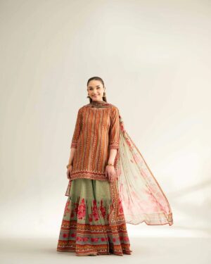NL09
NISHAT 3 Piece - Embroidered Suit