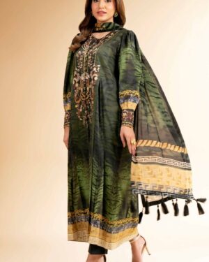 NL012
NISHAT 3 Piece - Digital Printed Embroidered Suit