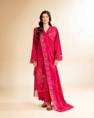 NL013
NISHAT 3 Piece - Dyed Embroidered Suit