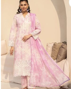 EL030 Ellena 3Pc Embroidered Stitched Suit