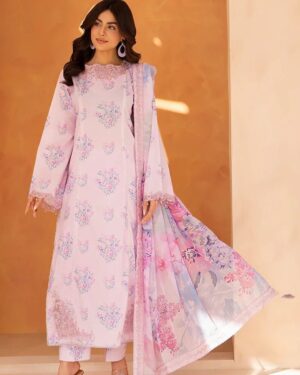 EL016 Ellena 3Pc Stitched Embroidered Suit.