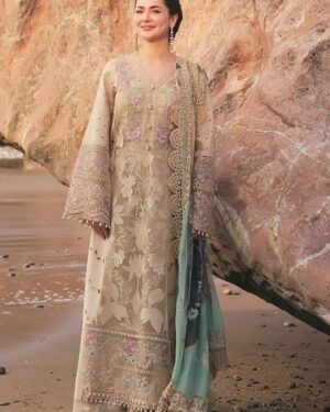 IM04 Luxury 3Pc Unstitched Suit.