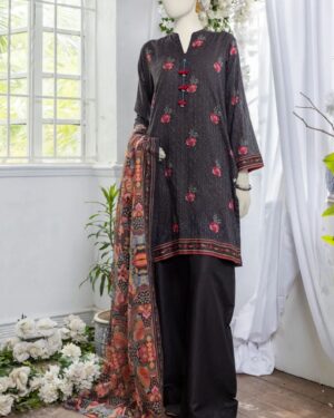 J051
Junaid Jamshed black dobby