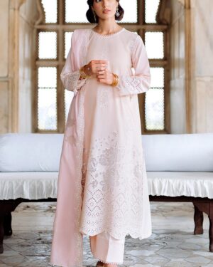 CR011
Cross stitch 3pc Embroidered lawn