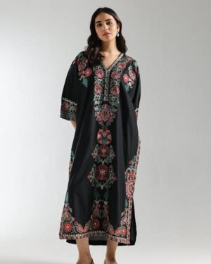 EH13 Ethnc Embroidered Kaftan