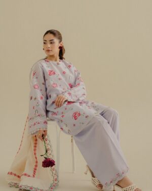 CL16 Zara Shahjahan COCO Embroidered Unstitched Lawn