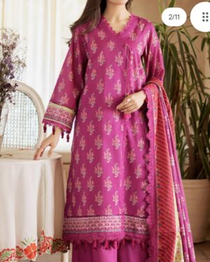 MP1 MAUSUMMERY 3Pc Unstitched Printed Lawn