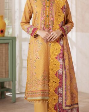 MP1 MAUSUMMERY 3Pc Unstitched Printed Lawn