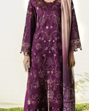 RR5 Ramsha 3Pc Unstitched Embroidered  Suit