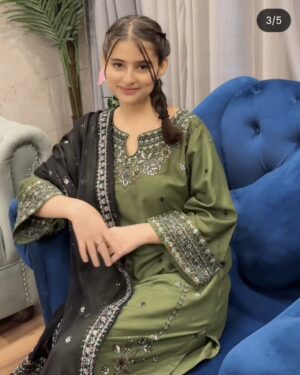 CA5 3Pc Stitched Embroidered Suit