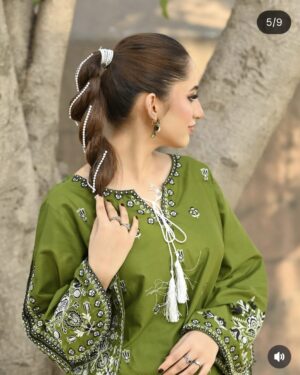CA9 2Pc Stitched Embroidered Suit