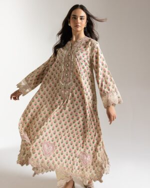 *ET24 Ethnc 2Pc Stitched Embroidered Suit