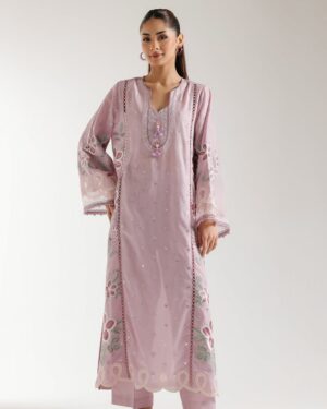 *ET28 Ethnc 2Pc Stitched Embroidered Suit.