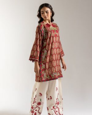 *ET34 Ethnc 2Pc Stitched Embroidered Suit.