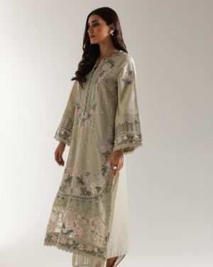 *ET40 Ethnc 2Pc Stitched Embroidered Suit.