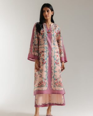 *ET41 Ethnc 2Pc Stitched Embroidered Suit.