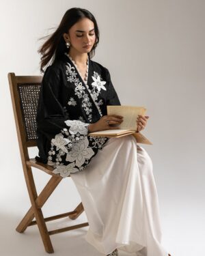 *ET49 Ethnc 2Pc Stitched Embroidered Suit.