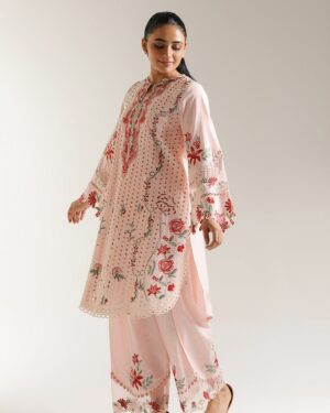 *ET54 Ethnc 2Pc Stitched Embroidered Suit.