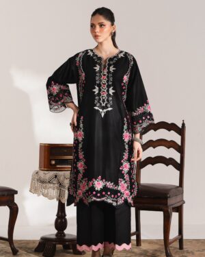 *ET62 Ethnc 2Pc Stitched Embroidered Suit.