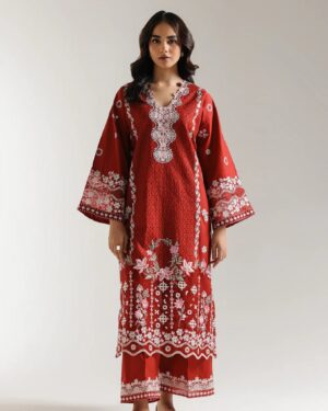 *ET69 Ethnc 2Pc Stitched Embroidered Suit.
