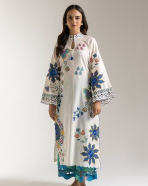 *ET73 Ethnc 2Pc Stitched Embroidered Suit.