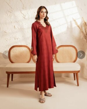 CQ3 2Pc Stitched Embroidered Suit.