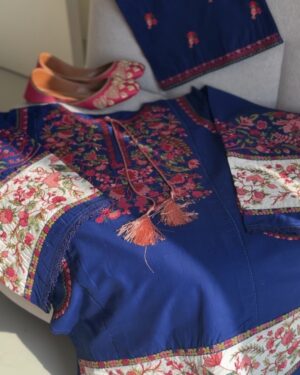 EM2 2Pc Stitched Embroidered Suit