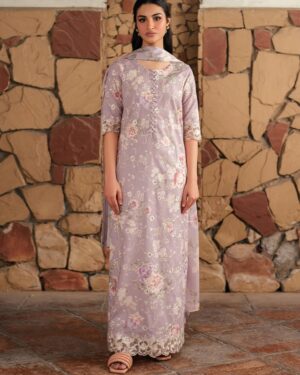 IZL26 Iznik Premium Unstitched Embroidered Suit