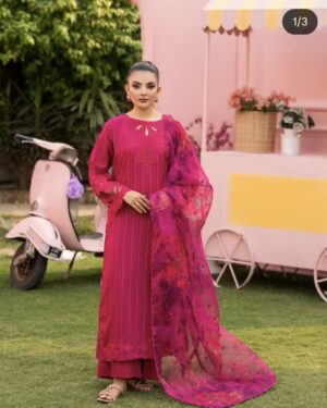 EL42 Ellena 3Pc Stitched Suit