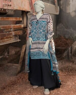 JJL41 Junaid Jamshed 3Pc Unstitched Suit