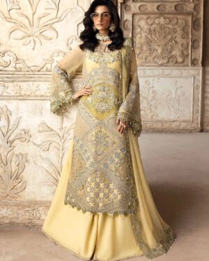 SD1 Sardinia 3Pc Unstitched Premium Party-wear suit