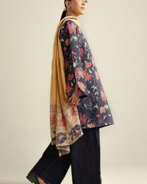 ZC22 Zara Shahjahan Coco Printed Unstitched Suit