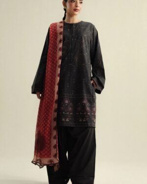 ZC22 Zara Shahjahan Coco Printed Unstitched Suit